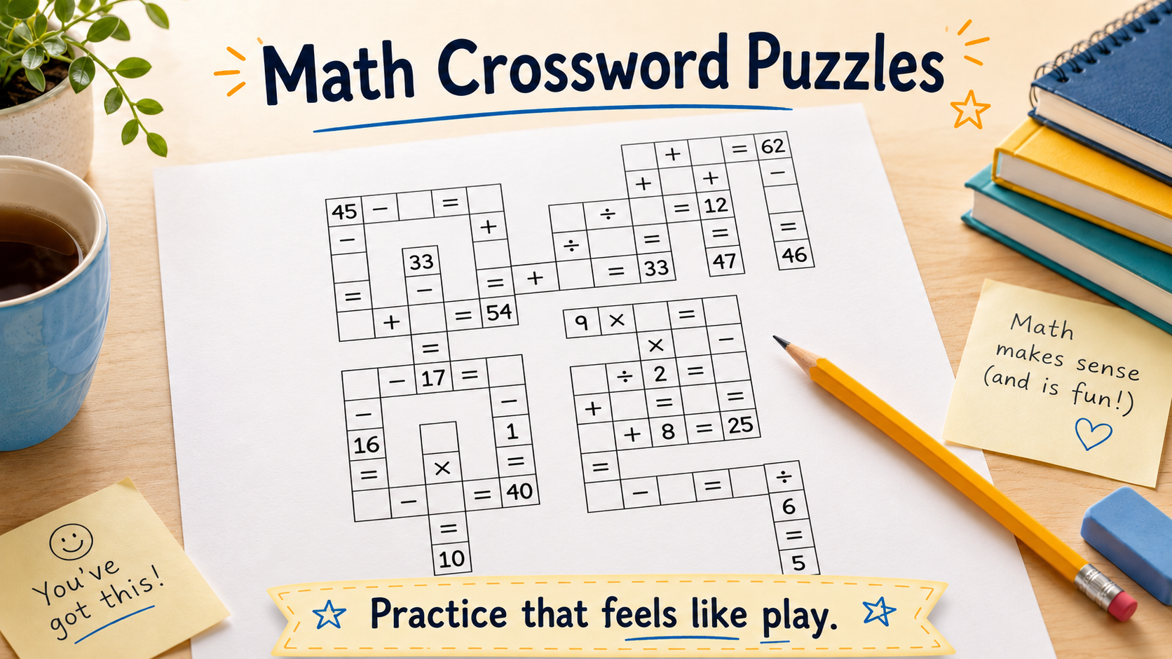 math crossword puzzles